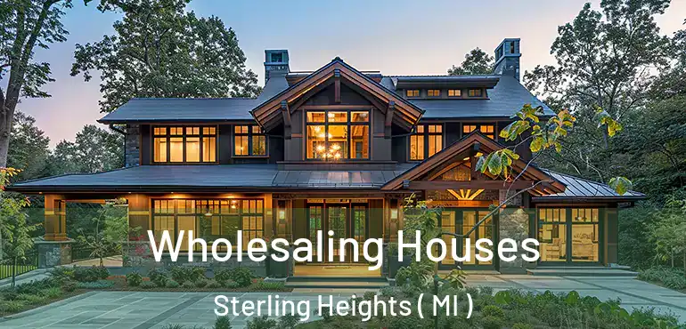  Wholesaling Houses Sterling Heights ( MI )